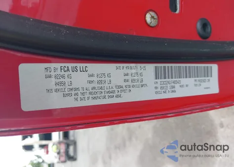 2015 Dodge Challenger Sxt из США, поврежденный, VIN 2C3CDZAG1FH835423